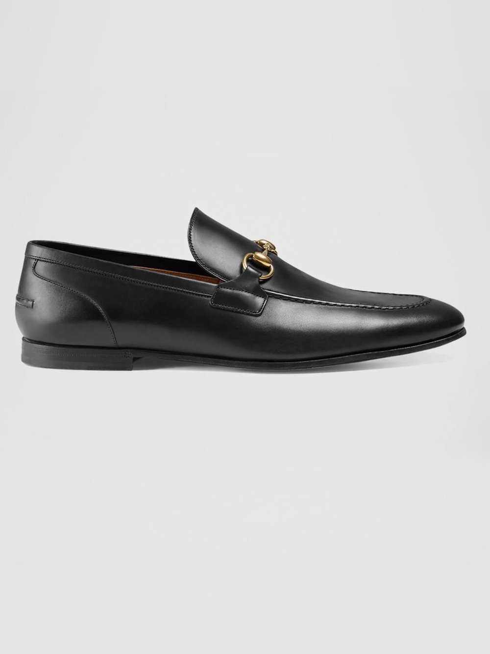 NWOB Gucci Men's Jordaan Leather Loafers black Sz 7